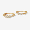 Vian huggie earrings