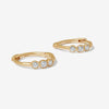 Vian huggie earrings