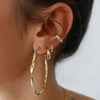 Hacket hoop earrings